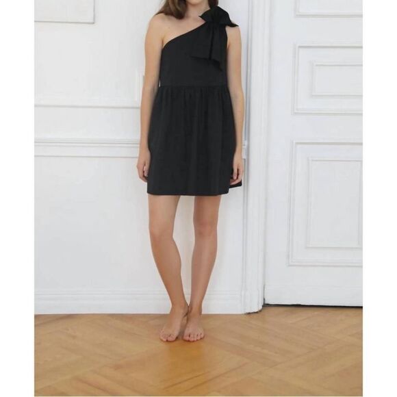 NWT Monica Nera Tessa Mini Black Dress Size S - Picture 3 of 9